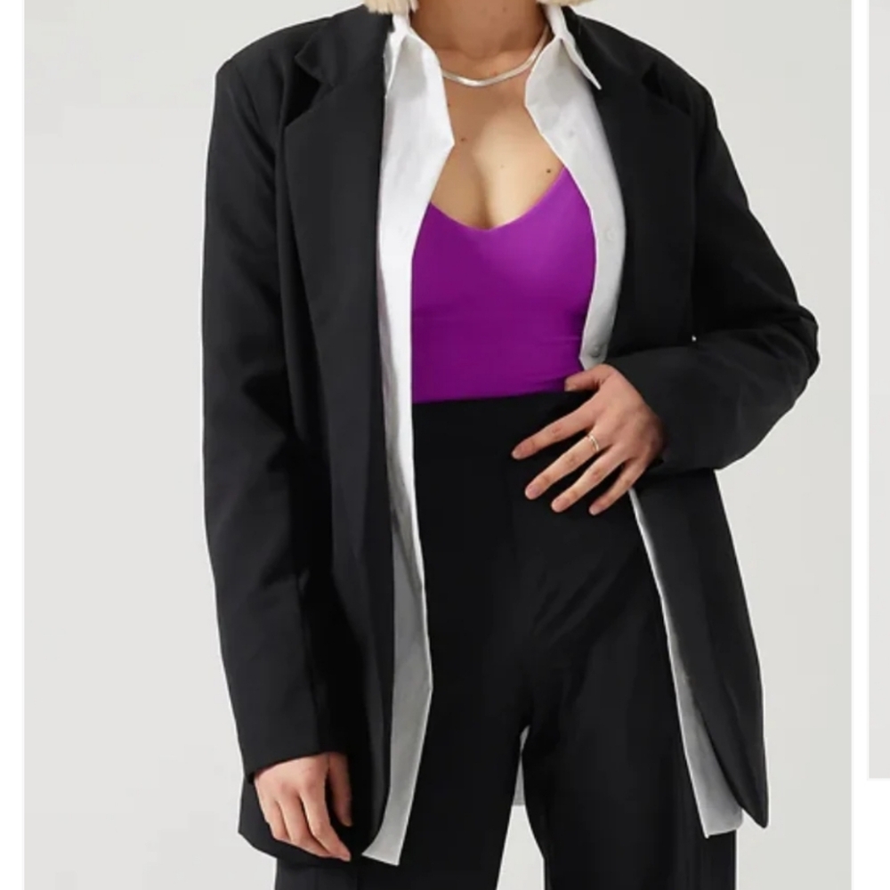 🏷️ATHLETA ENDLESS PERMA TWILL BLAZER JACKET SIZES 10, 22